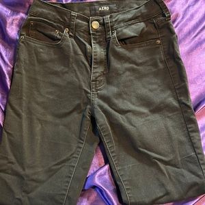 Aero black skinny jeans